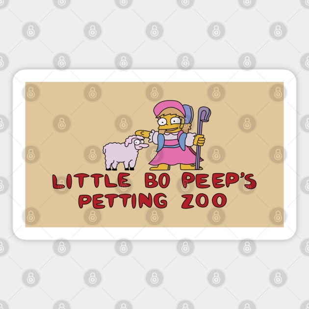 Little Bo Peeo's Petting Zoo Magnet by saintpetty